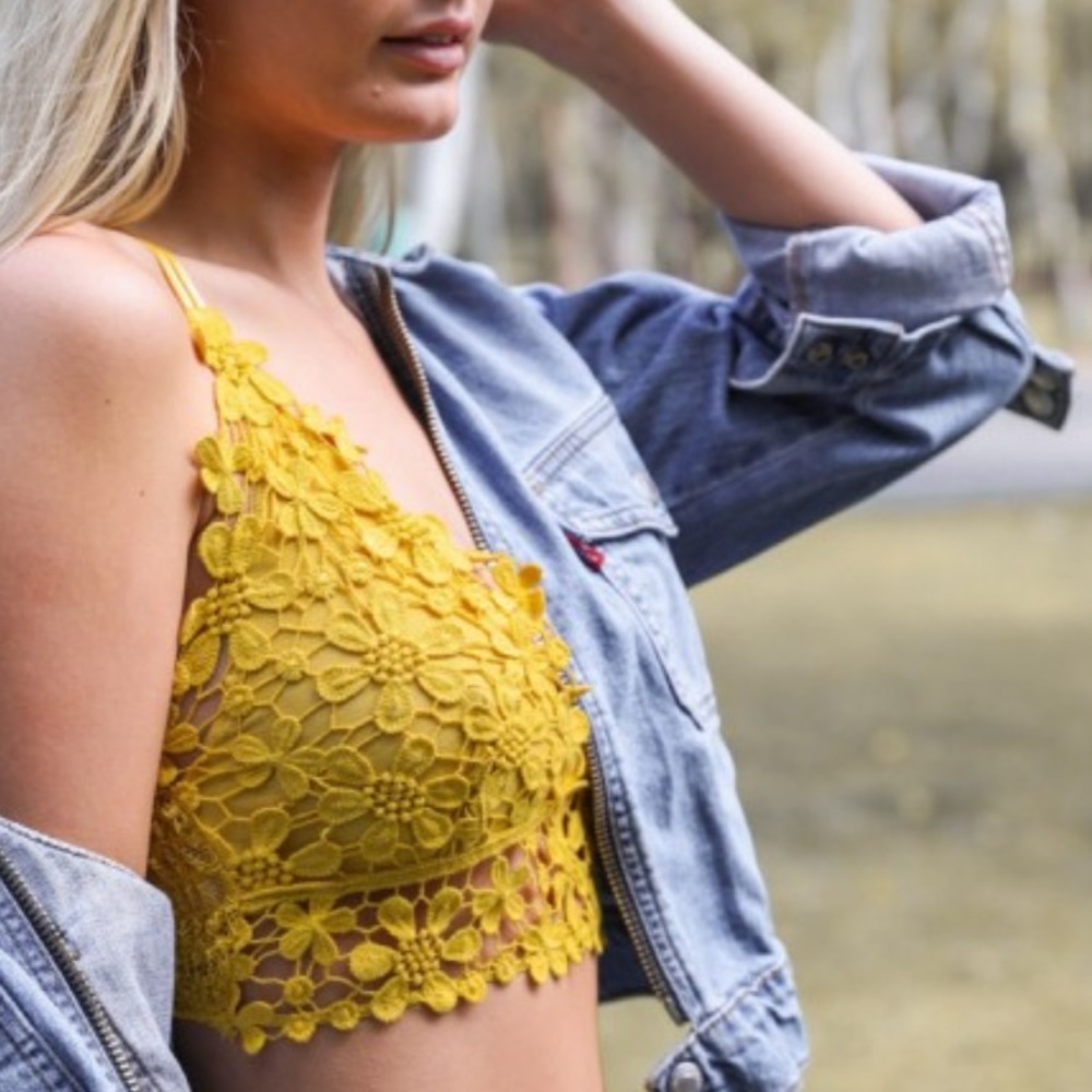 Daisy Bralette Criss-Cross Back